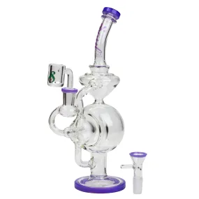 9" SOUL Glass 2-in-1 Recycler Water Bong