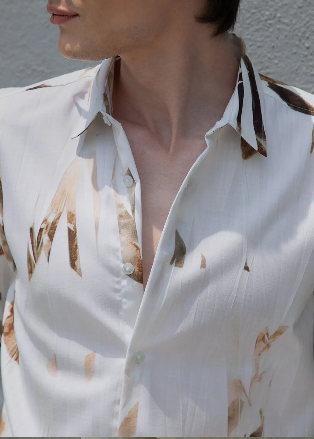 Abstract Brown Shirt