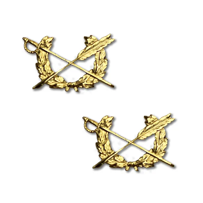 Army Officer Branch Insignia Lapel Pin Set - Judge Advocate General