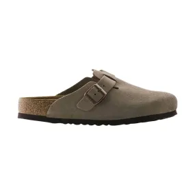 Birkenstock Boston Soft Footbed - Suede Taupe