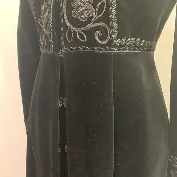 Blumarineblackvelvet beaded long dress