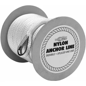 Braided Anchor Line- 1/2" x 300' White