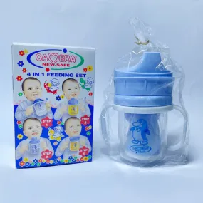 C1684 Camera 4 in 1 Feeding Set Sky Blue (Change Bottle to Cup) 6oz/180ml