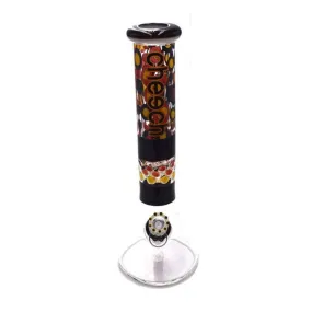 Cheech Glass Colorful Beaker Bong 15"