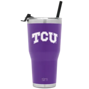 Collegiate Cruiser Tumbler with Flip Lid and Straw