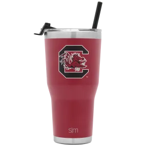 Collegiate Cruiser Tumbler with Flip Lid and Straw