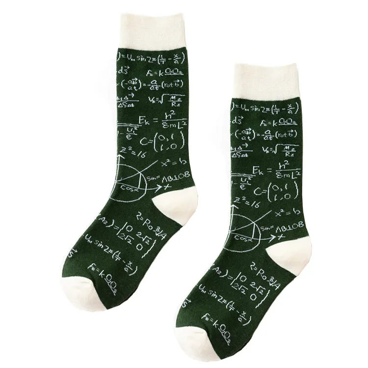 Crew Socks | Funky Socks - Math Equations