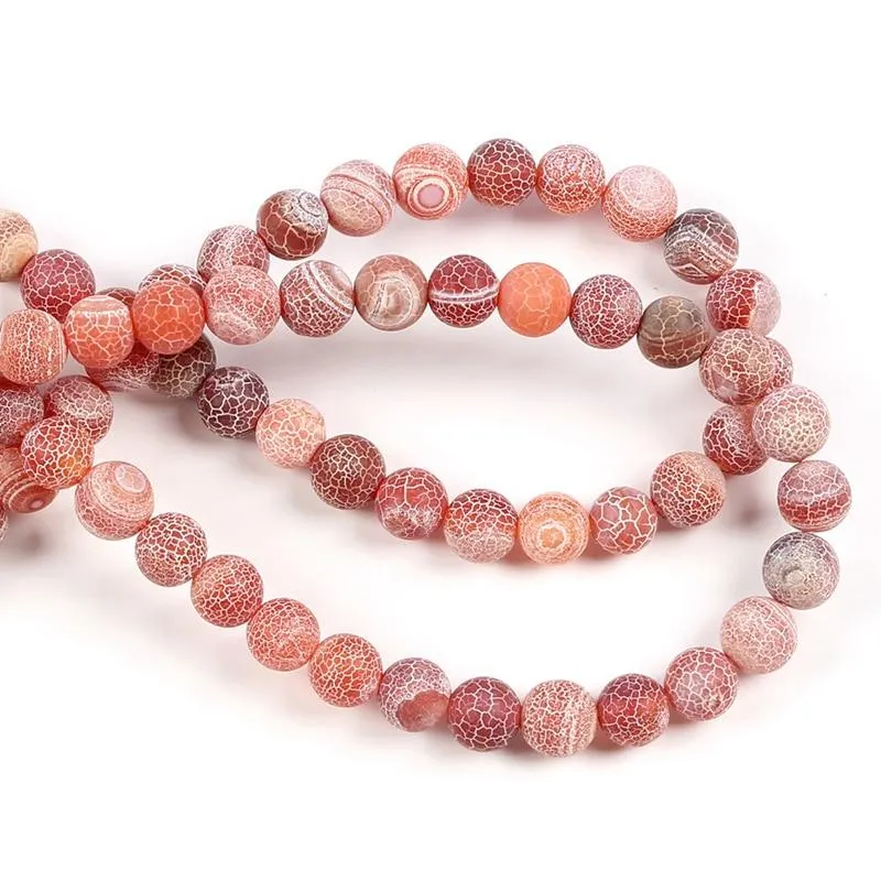 Dragon Vein Agate Bead Strands