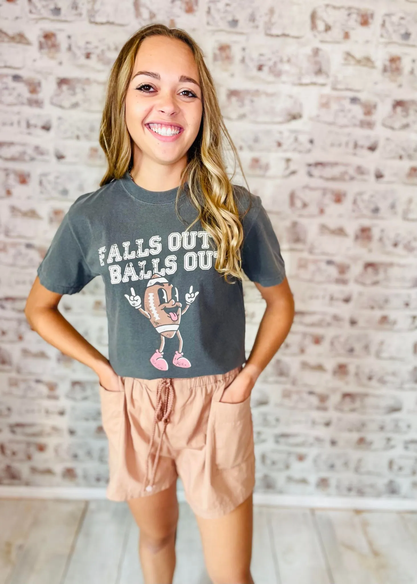 Falls Out Balls Out Graphic Tee