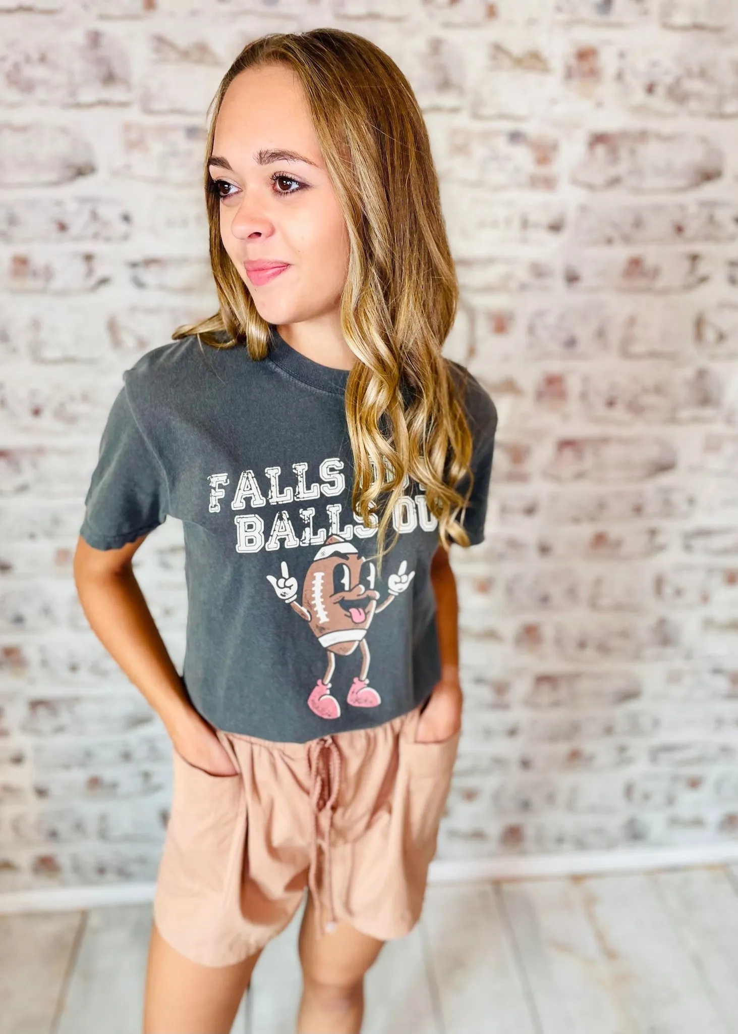 Falls Out Balls Out Graphic Tee