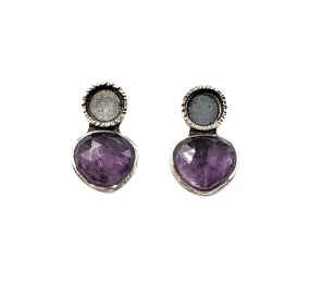 Frame Studs, Amethyst