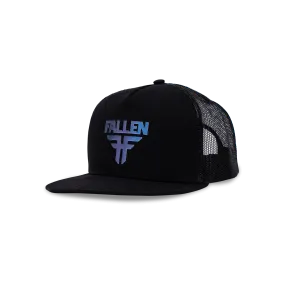 INSIGNIA FLAT TRUCKER BLACK/BLUE DEGREE