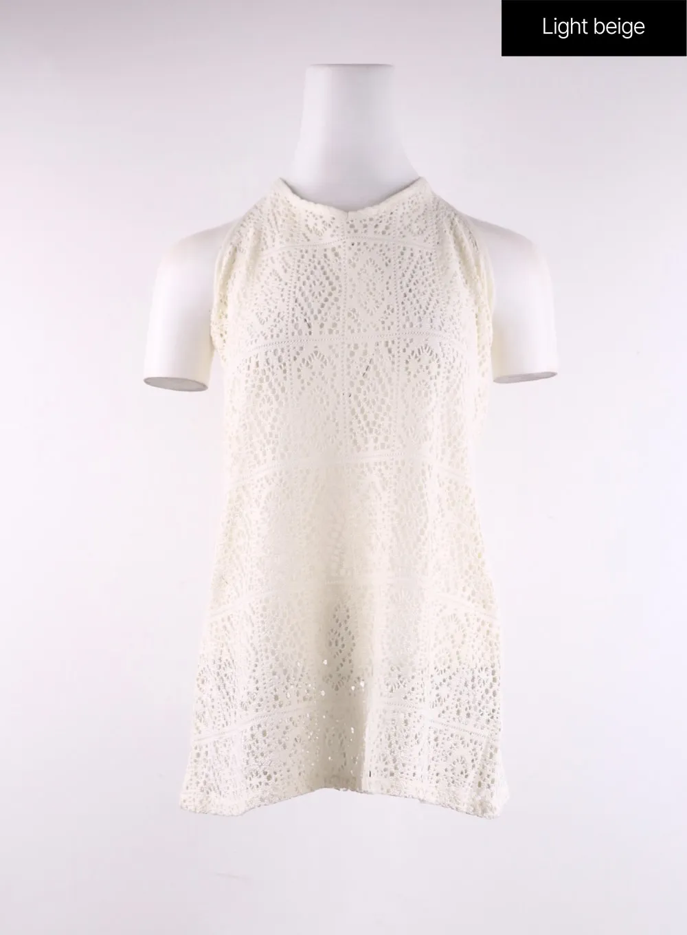 Lace Halter Mini Dress CF407