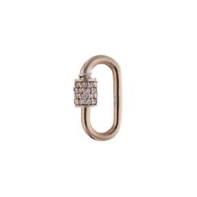 Marla Aaron 14k Yellow Gold Stoned Diamond Baby Lock