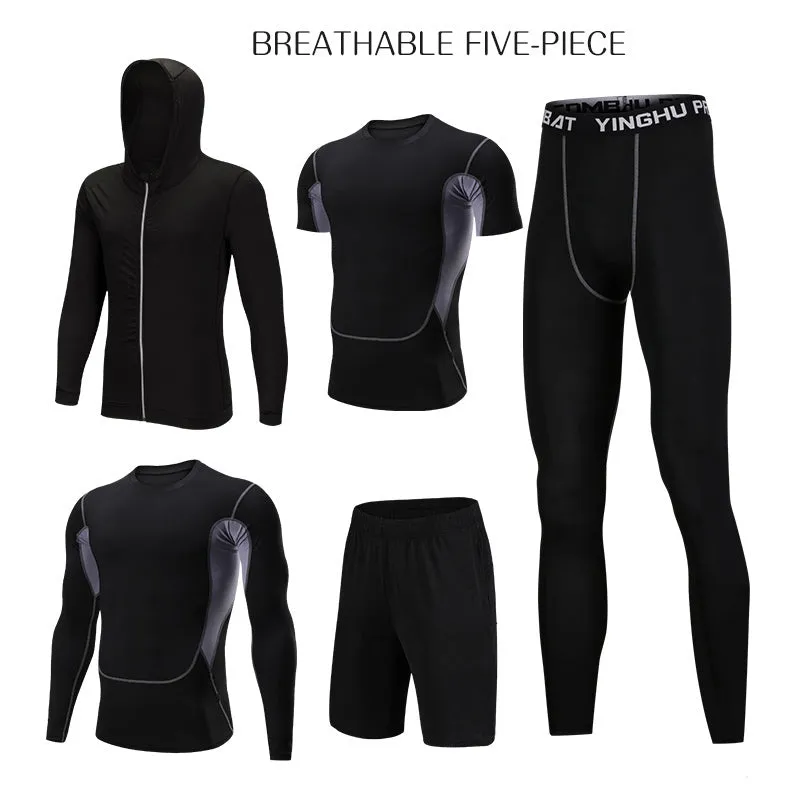 Men's Tracksuit Sports Suit Gym Fitness Compression Clothes