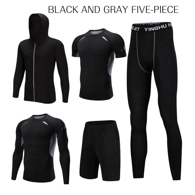 Men's Tracksuit Sports Suit Gym Fitness Compression Clothes