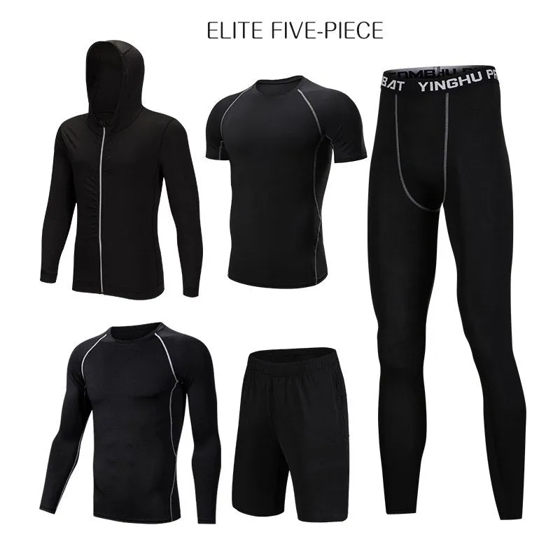 Men's Tracksuit Sports Suit Gym Fitness Compression Clothes