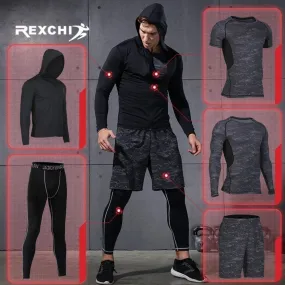 Men's Tracksuit Sports Suit Gym Fitness Compression Clothes