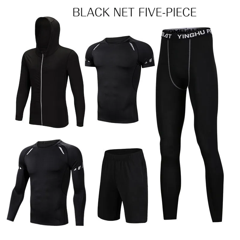 Men's Tracksuit Sports Suit Gym Fitness Compression Clothes