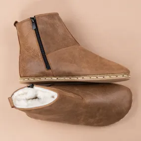 Men's Zaragoza Barefoot Boots with Fur