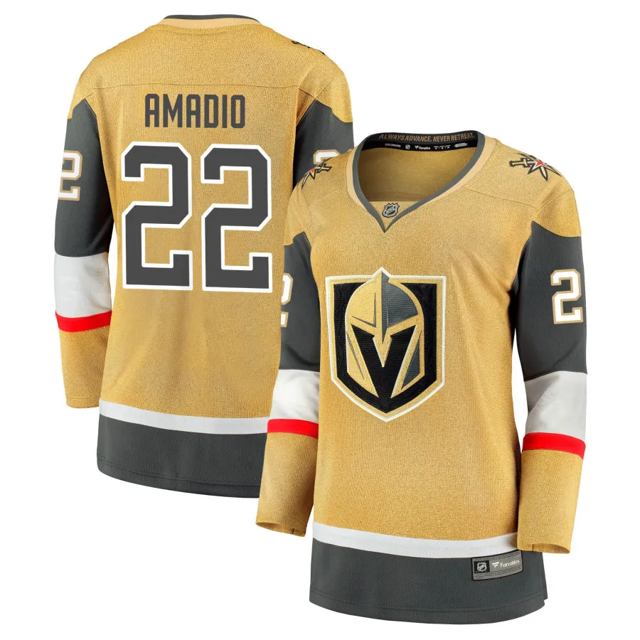 Michael Amadio  Vegas Golden Knights Fanatics Branded Women's Home Breakaway Jersey -