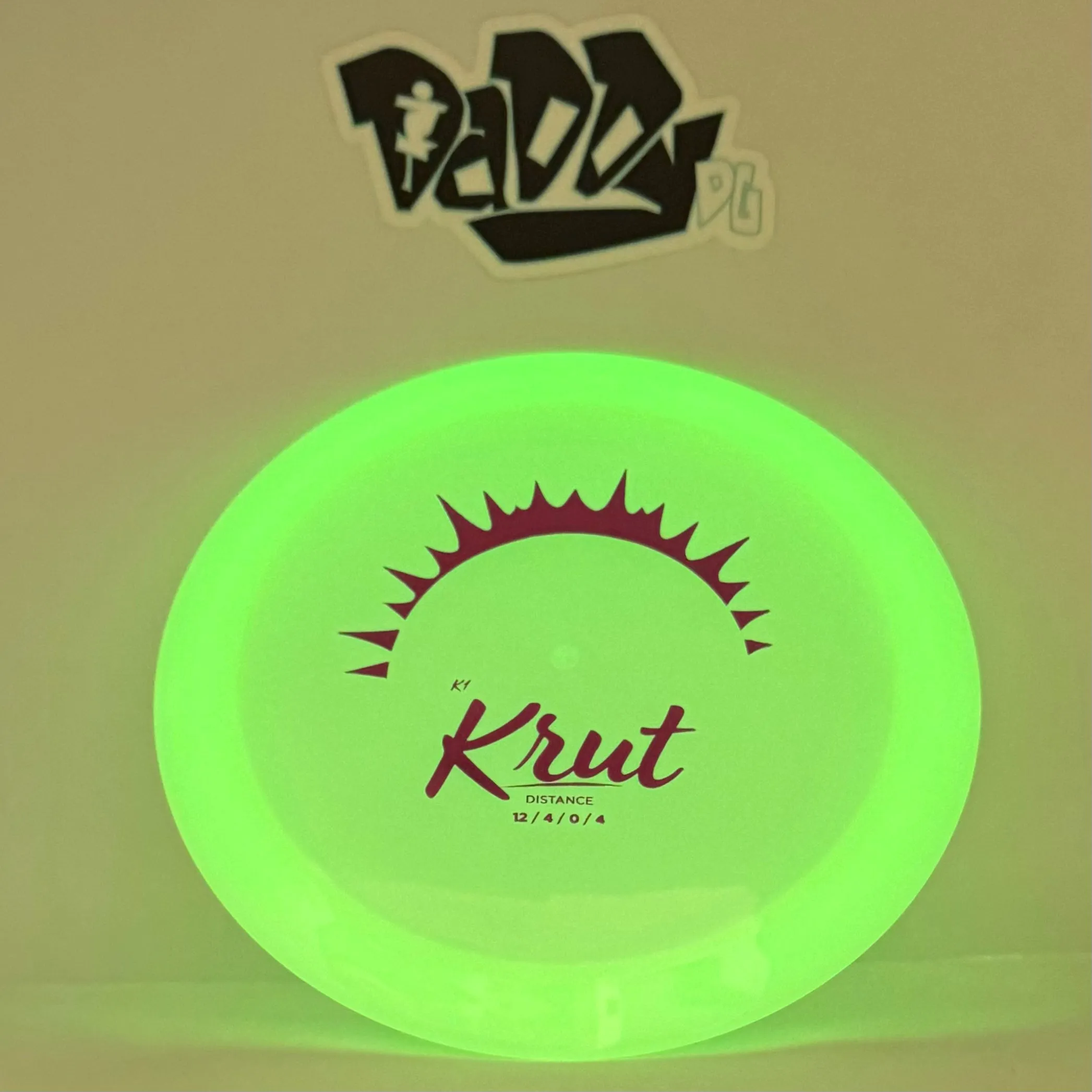 **NEW Kastaplast Glow K1 Krut Distance Driver