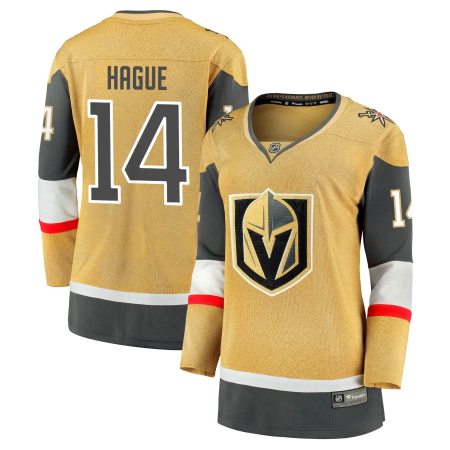 Nicolas Hague  Vegas Golden Knights Fanatics Branded Women's Home Breakaway Jersey -