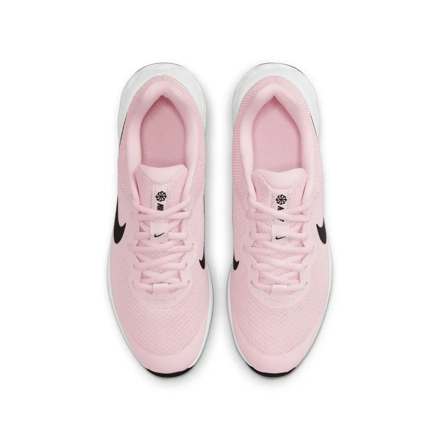 Nike Pink Foam/Black Revolution 6 Youth Sneaker