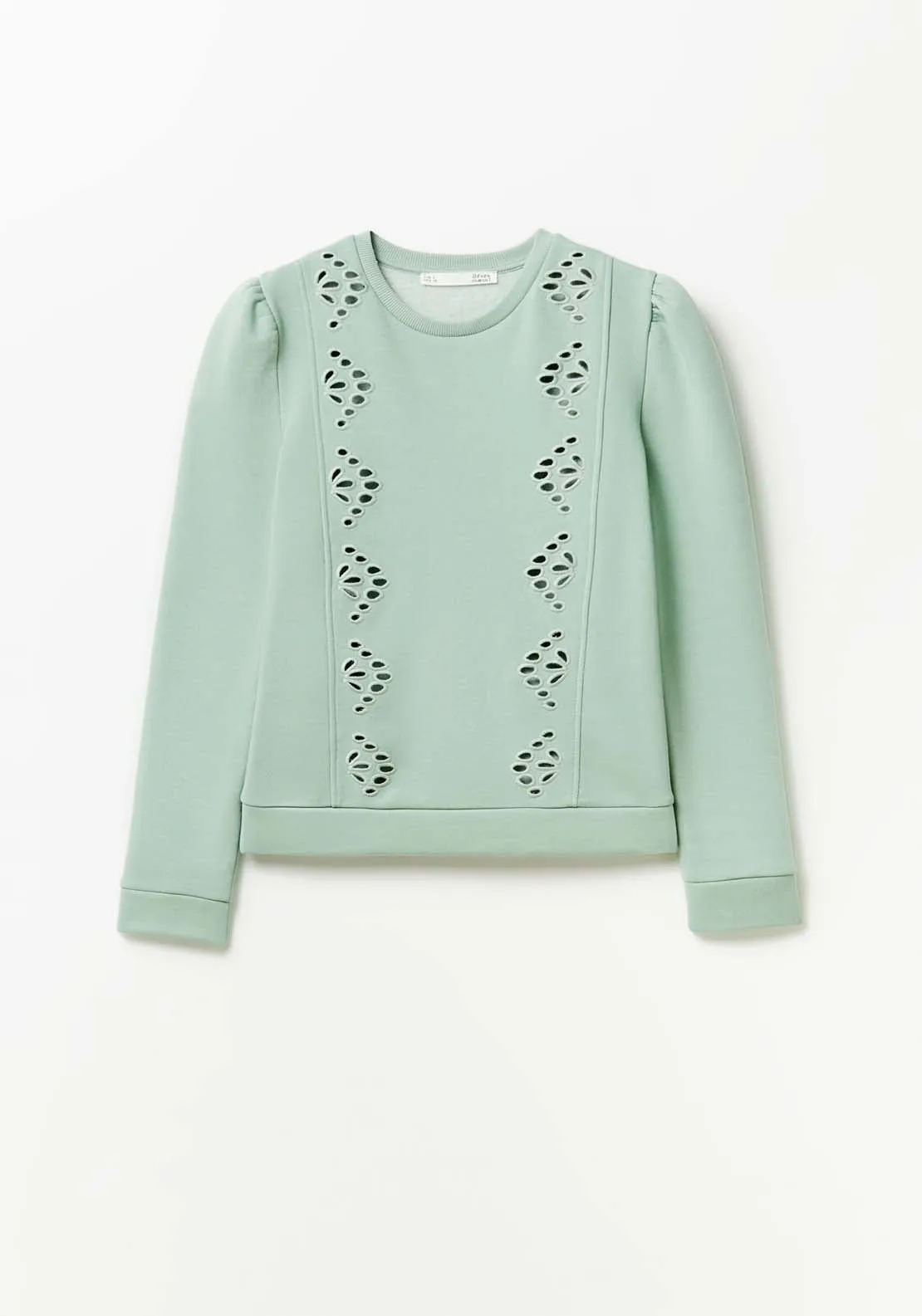 Openwork sweatshirt - Green