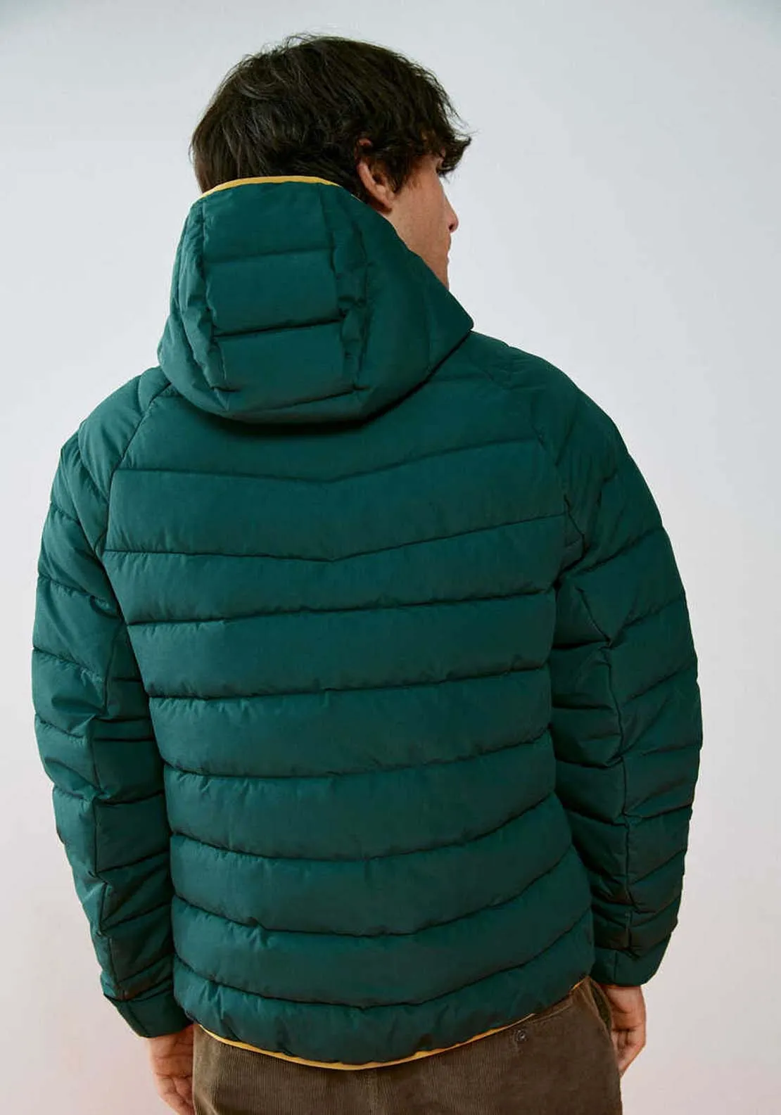 Padded thermal jacket-Teal - Blue