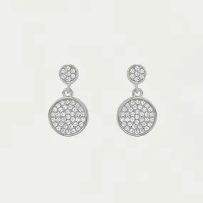 Petit Pavé Droplet Earrings