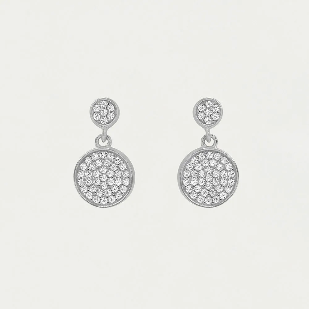 Petit Pavé Droplet Earrings