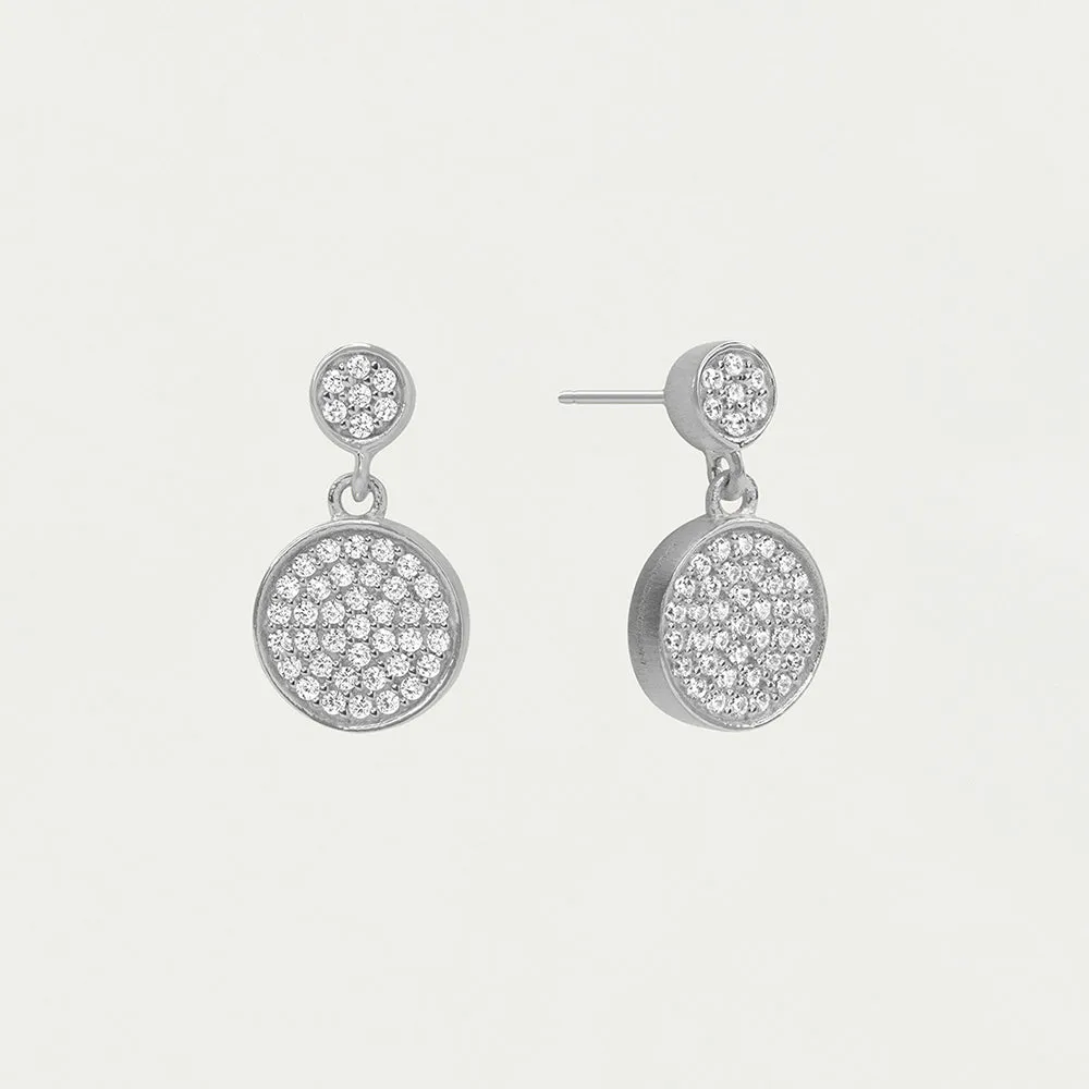 Petit Pavé Droplet Earrings