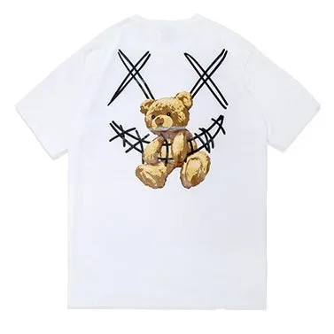 Rickyisclown [RIC] Teddy Bear Smiley Tee White [R8211019-B5]