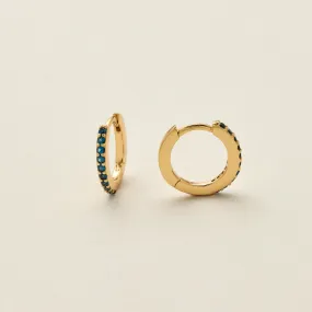 September Birthstone Hoop Earrings