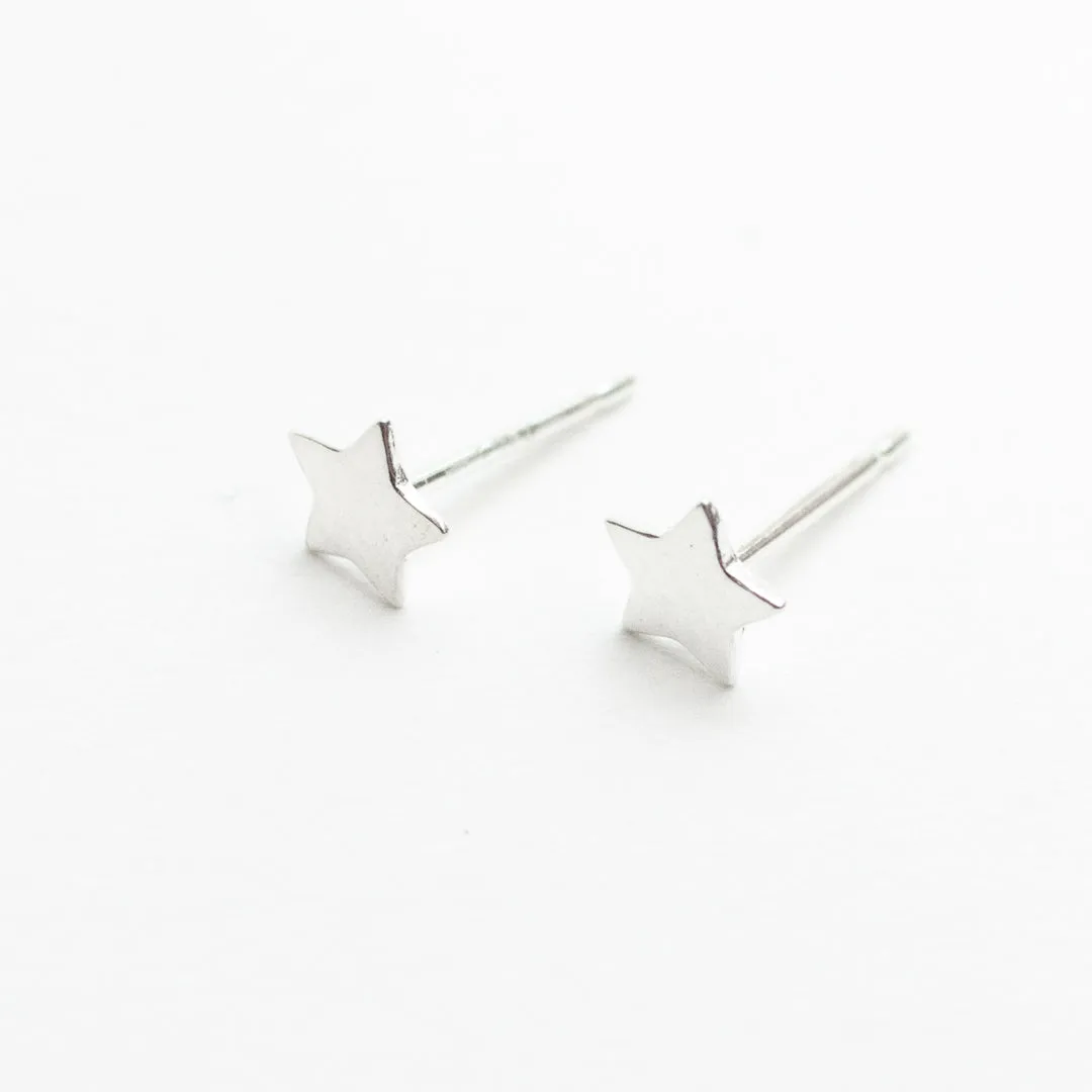 Silver Star Studs